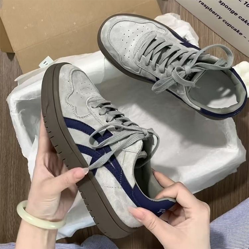 Casual Sneaker Low - Kadın Sonbahar Yeni Retro Renk Kombinli