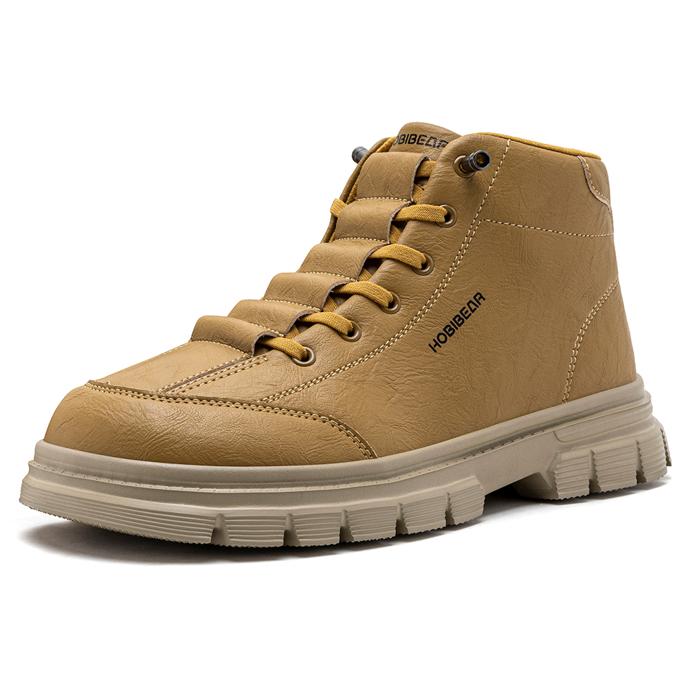 Men'S Shoes Dq - HOBIBEAR Erkek Geniş Burunlu Bilek Botları