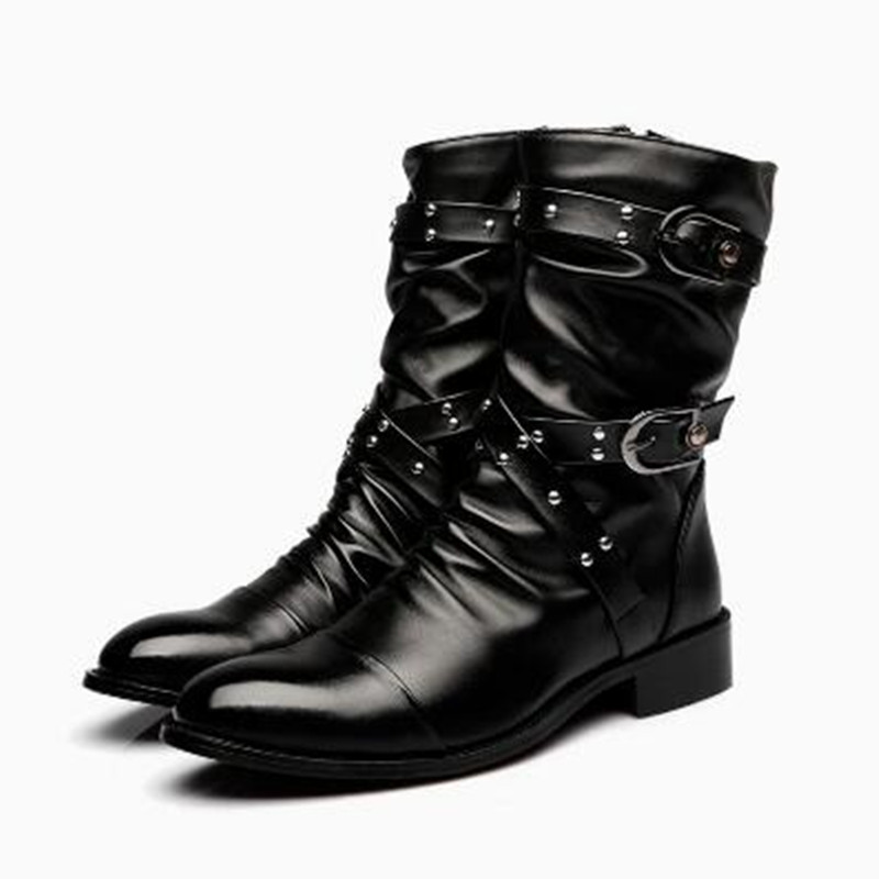 Men Shoes Size 46 - Moda Erkek Deri Yüksek Kaliteli Orta