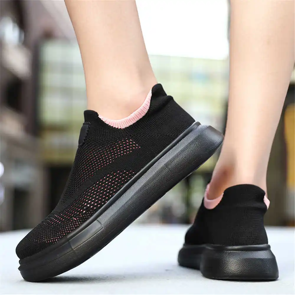 Men Shoes Most Expensive - Platform çorap kahverengi ayakkabı kadın kaykay