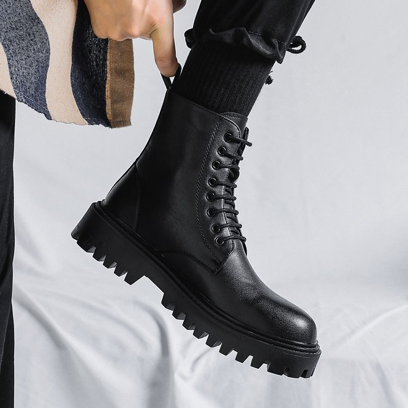 Erkek Yüksek Bilekli Deri Botl - Men'S Shoes Increase Height incelemesi ve fiyatı