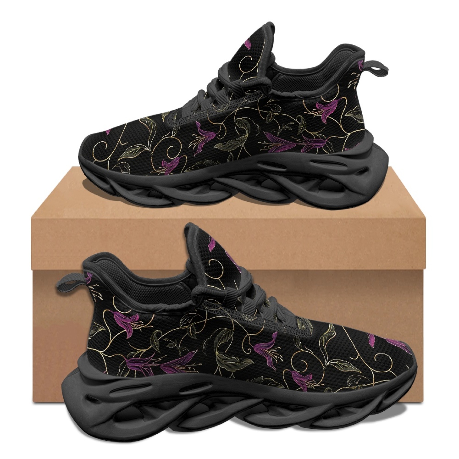 PENSTROLL Mor Çiçekli Desenli  - Men'S Shoes For Gym incelemesi ve fiyatı