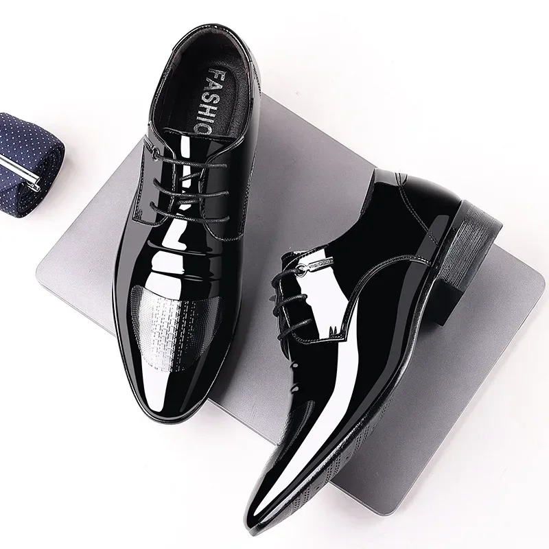 Trend klasik erkekler elbise a - Oxford Brogue Leather incelemesi ve fiyatı