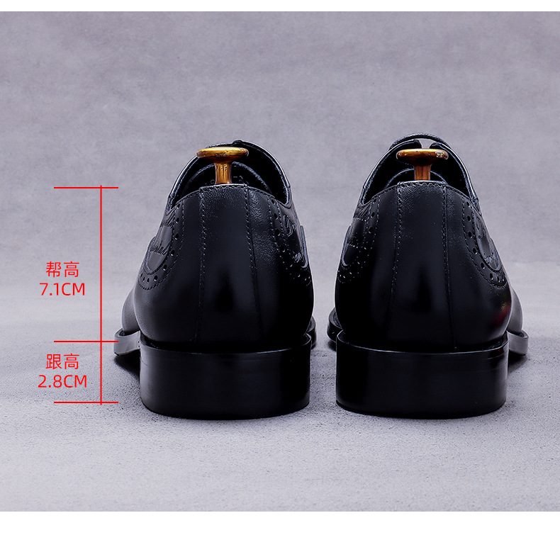 Erkek Vintage Yazılı Desenli B - Oxford Brogue Leather incelemesi ve fiyatı