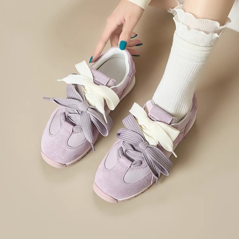 Mor Hakiki Deri Günlük Kadın A - Casual Sneaker Low incelemesi ve fiyatı