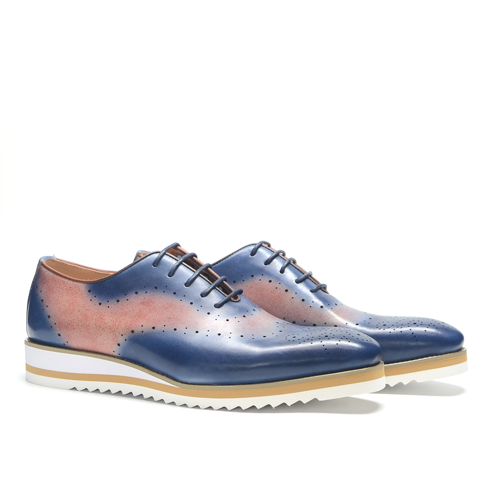 Erkekler İçin Lüks Sade Burunl - Oxford Brogue Leather incelemesi ve fiyatı